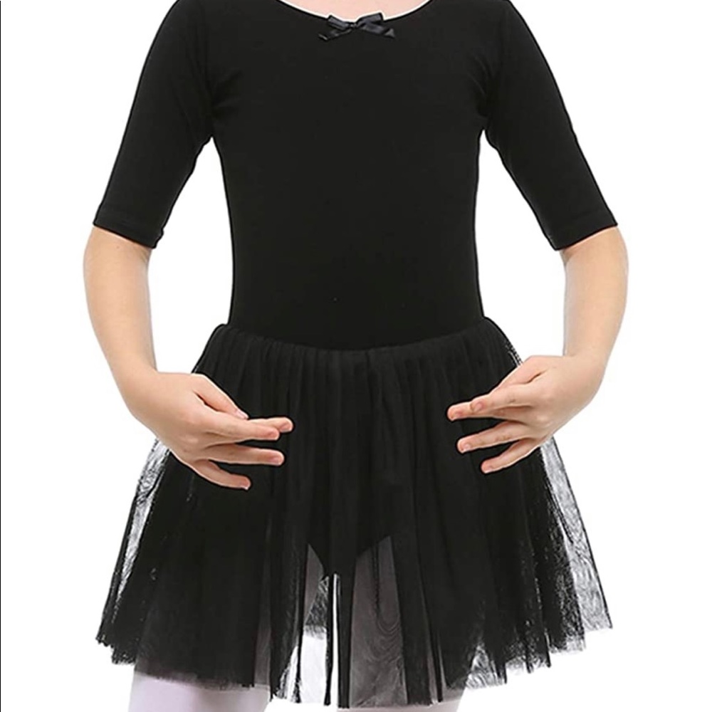 Stelle Tutu Dress Ballet Black Leotard for Dance- 2T
